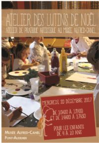 Atelier des lutins de Noël. Le mercredi 20 décembre 2017 à Pont-audemer. Eure.  10H00